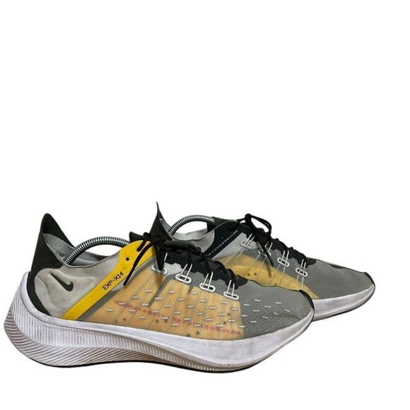 Nike  A01554 EXP -X14 Running Shoes  Light Bone/ Bright Mango Men's Sz 12 - Picture 1 of 7